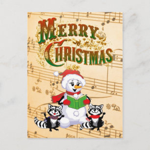 Musical Christmas Greetings Helg Vykort