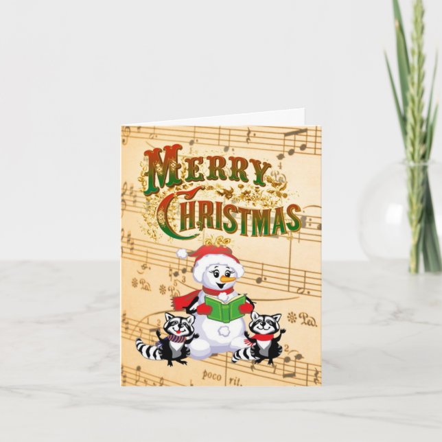 Musical Christmas Greetings Helgkort (Framsida)