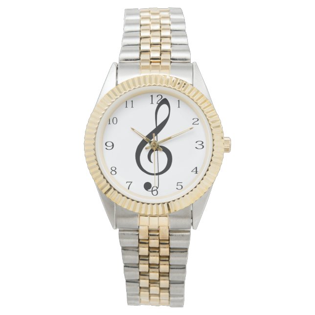 Musical Clef Note Armbandsur (Framsida)