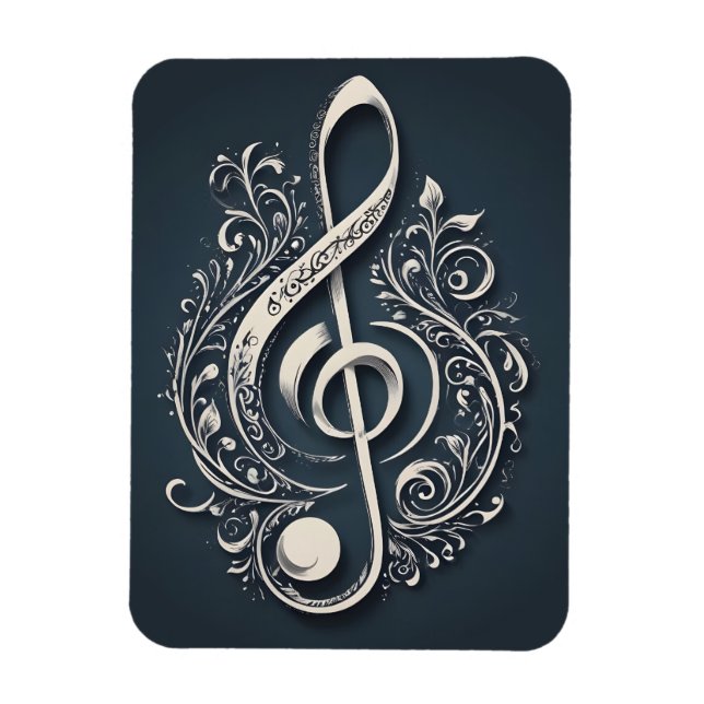 Musical Clef Note Magnet (Vertikal)