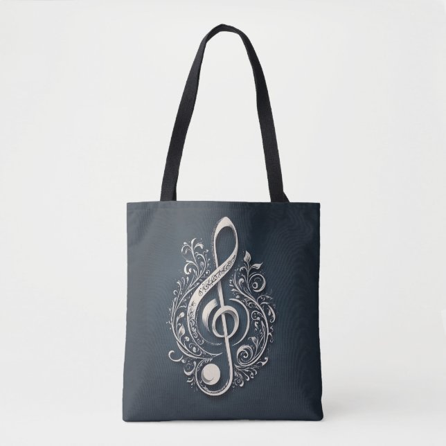 Musical Clef Note Tygkasse (Framsida)