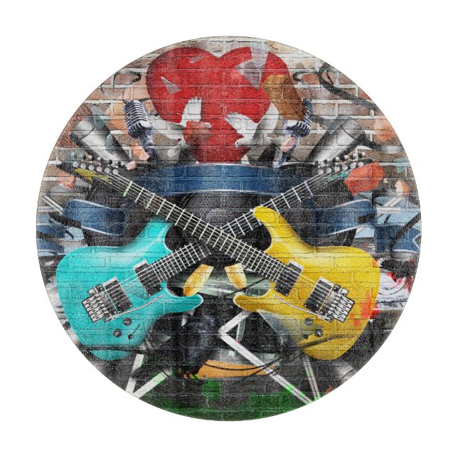 Musical Collage: Colorful Rhythmic Background. (Framsidan)