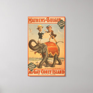 Musical Comedy Poster #3 Canvastryck