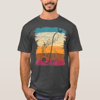 Musical Composer Musik noter Musician Retro Clef T Shirt