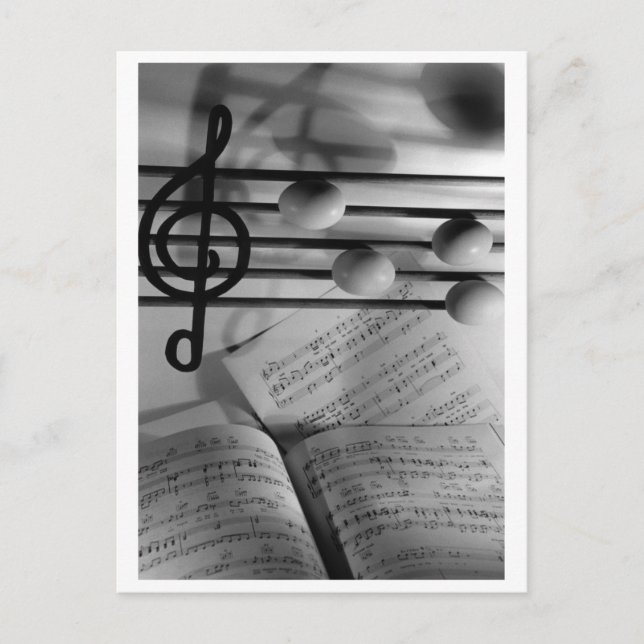 Musical Eggs Vykort (Framsida)