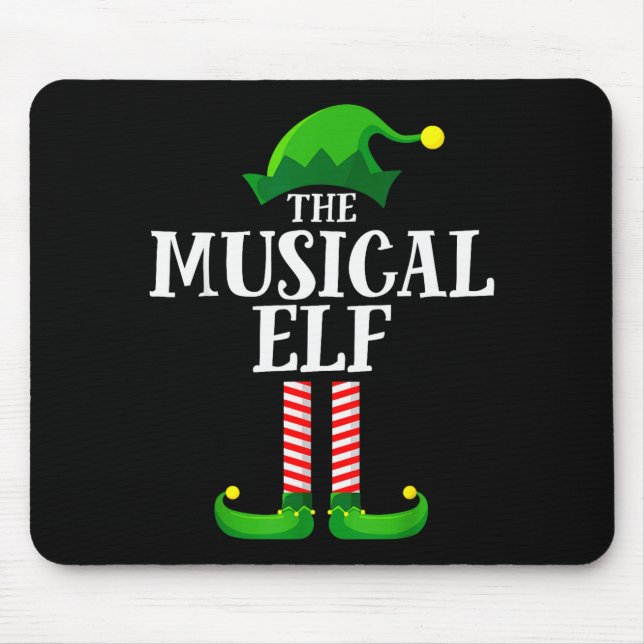 Musical Elf Matching Family Group Christmas Party  Musmatta (Framsidan)