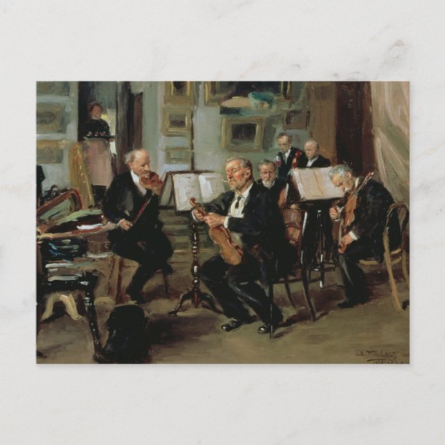 Musical Evening 1906 Vykort (Framsida)