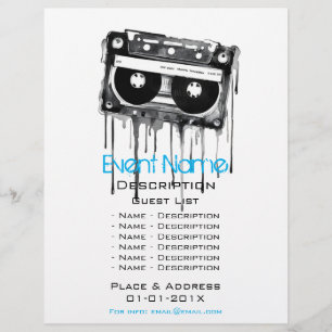 Musical Event Promotion Reklamblad
