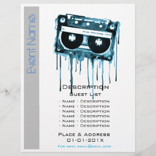Musical Event Promotion Reklamblad