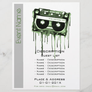 Musical Event Promotion Reklamblad