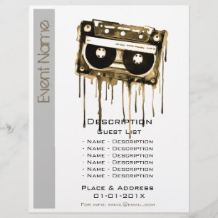 Musical Event Promotion Reklamblad