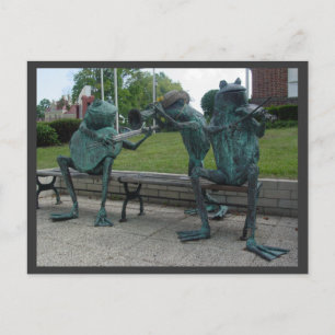 Musical Frogs Vykort