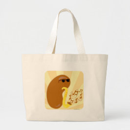 Musical Fruit Funny Bean Humor Tecknad Jumbo Tygkasse