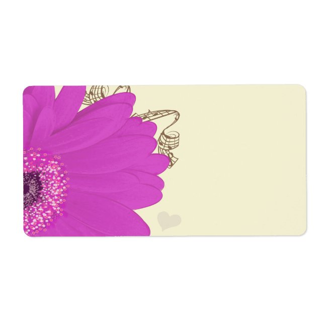 Musical Gerber Daisy Fraktsedel (Framsidan)