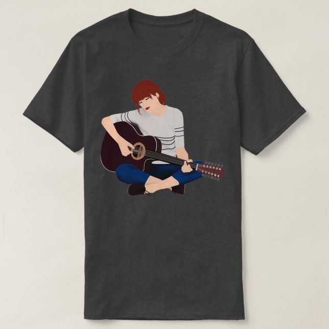 Musical Girl T Shirt (Design framsida)