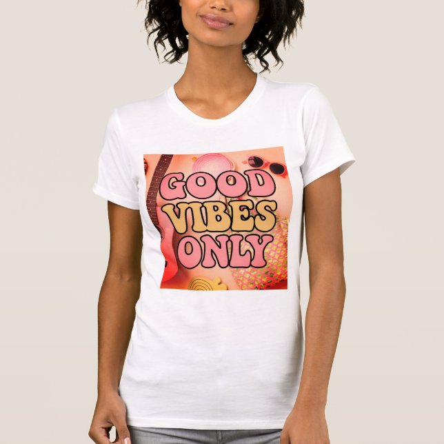 Musical Good Vibes T Shirt (Framsida)