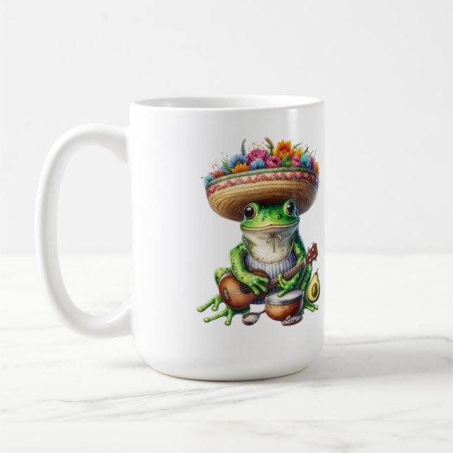 Musical Grönt Frog Kaffemugg (Vänster)
