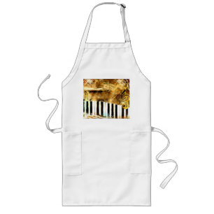 Musical Grunge Apron Långt Förkläde