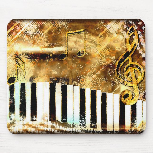 Musical Grunge Mouse Pad Musmatta (Framsidan)