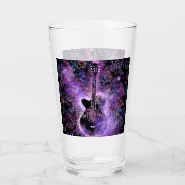 Musical Guitar Glass Glaskopp (Framsida)