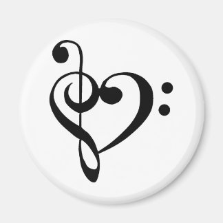 Musical Heart Magnet