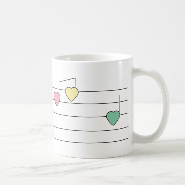 Musical Hearts Mugg (Höger)