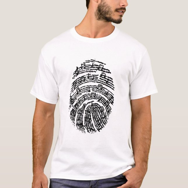 Musical Identity white manar tshirt Tröja (Framsida)