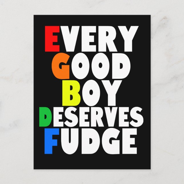 Musical  in Rainbow Vykort (Framsida)