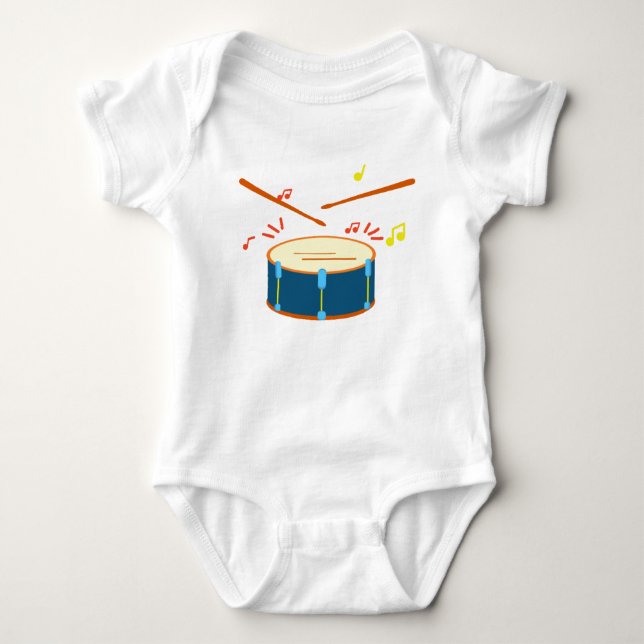 Musical Instrument Drums T Shirt (Framsida)