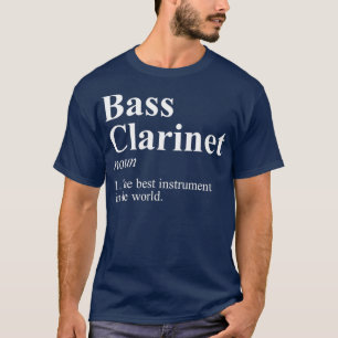 Musical Instrument Marching Band Bass Clarinet T Shirt