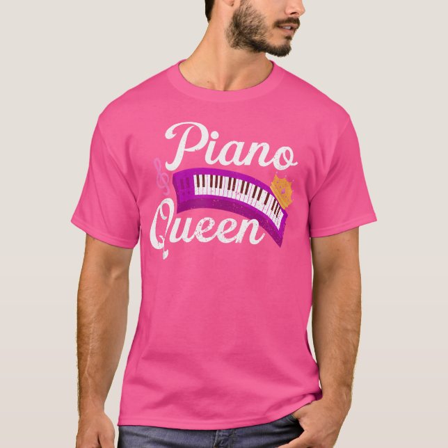 Musical Instrument Pianist Girls Women Musician Pi T Shirt (Framsida)