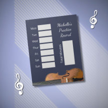 Musical Instrument Violin Lessons Practice Record