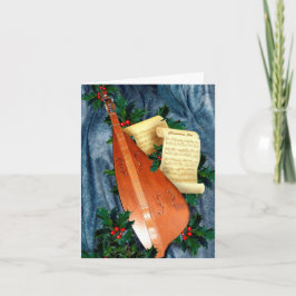 Musical jul Hälsning Helgkort