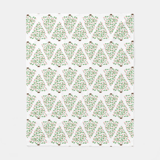 Musical Julgran Fleece Blanket (Framsidan)