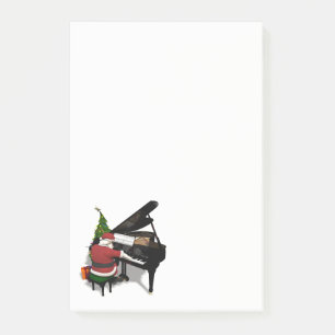 Musical Jultomten Pianist Post-it Block