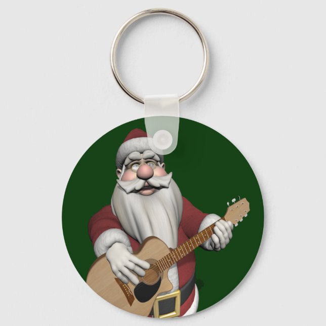 Musical Jultomten spelar jul Sång Nyckelring (Framsida)