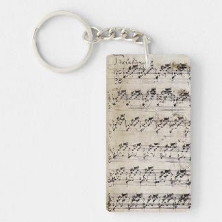 Musical keychain - Bachs autograph