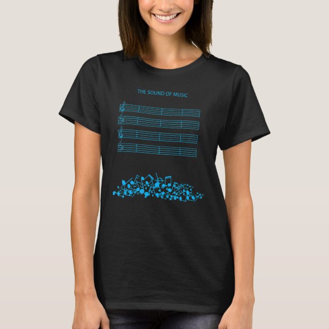 Musical Lakan Music Note Melody Harmony Proud Musi T Shirt (Framsida)