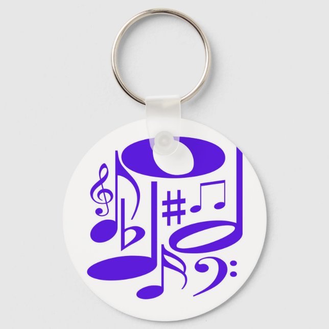 Musical Lila Keychain Nyckelring (Framsida)