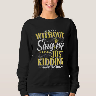 Musical Ljud Singer eller Music T Shirt