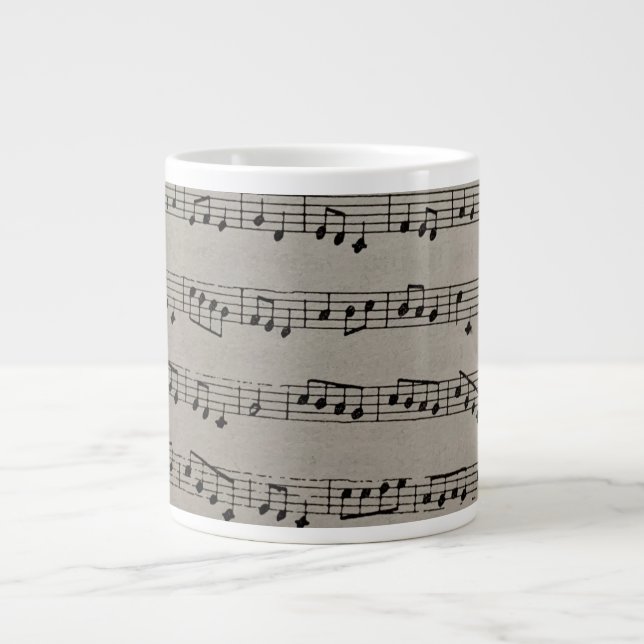 Musical notation Classisymhony musik noter Jumbo Mugg (Framsidan)