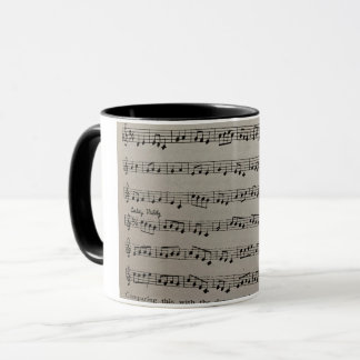 Musical notation Classisymhony musik noter Mugg