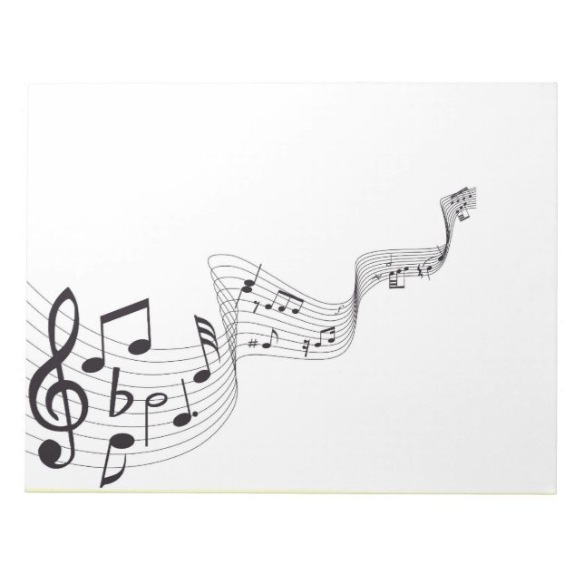 Musical Note Anteckningsblock (Framsida)