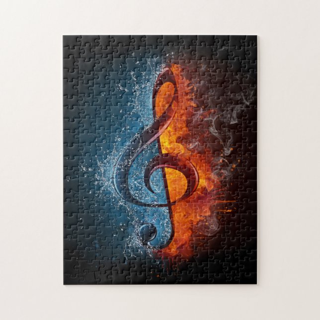 Musical Note Puzzle Pussel (Vertikal)