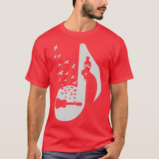 Musical note Ukulele T Shirt