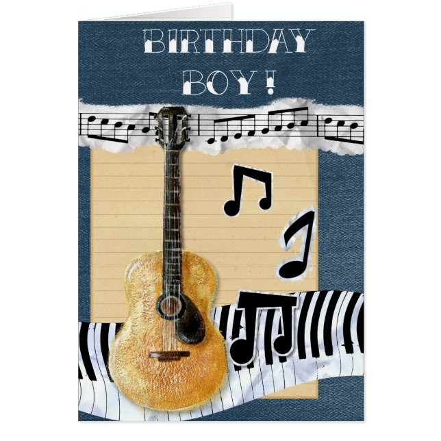 Musical önskemål hälsningskort (Framsidan)