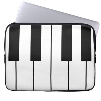 Musical piano nycklar laptop fodral