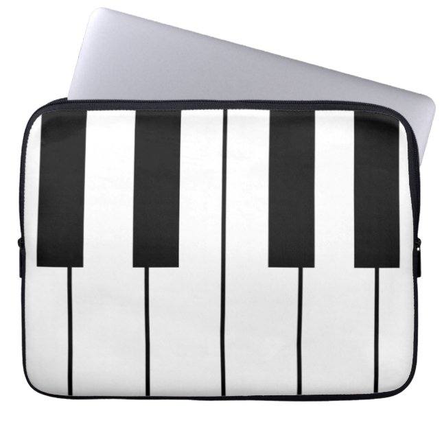 Musical piano nycklar laptop fodral (Framsidan)
