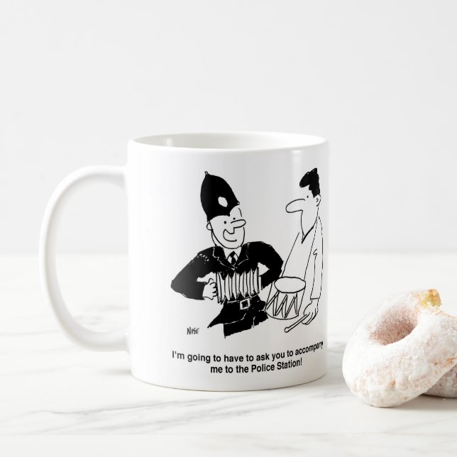 Musical Policeman Kaffemugg (Med munk)