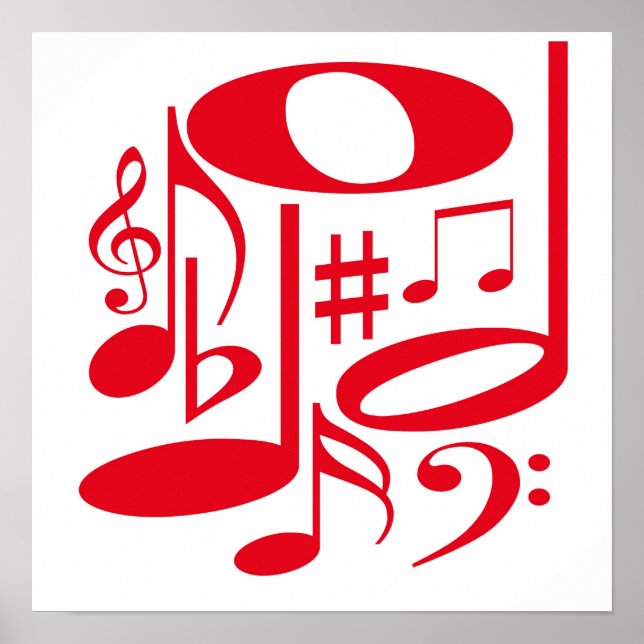 Musical Red Poster (Framsidan)